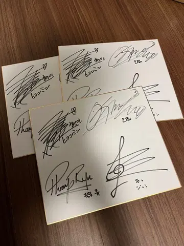 K4 사인 3매 세트