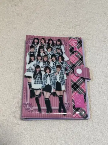 AKB48 바인더식 노트 핑크