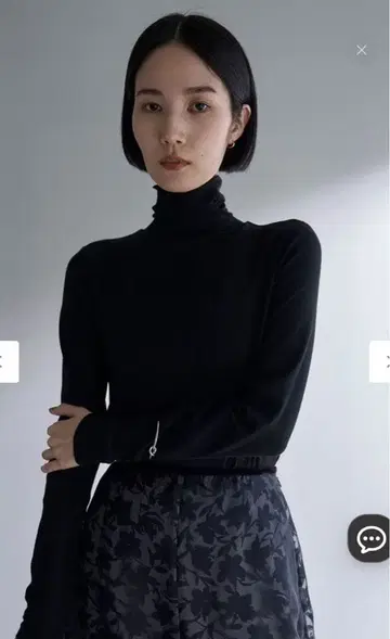 [따뜻함 & 착용감으로 대히트] 코튼 캐시미어 터틀넥 티셔츠