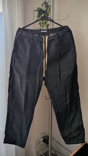 SHIPS any 데님 와이드 팬츠 L 사이즈