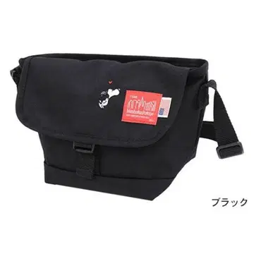 맨해튼 포티지 스누피 50주년 콜라보 숄더백 블랙
