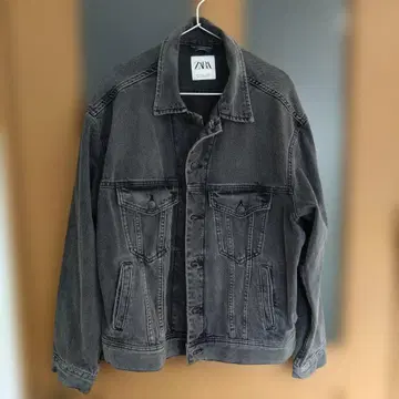 ZARA 다크 그레이 데님 자켓 S 사이즈