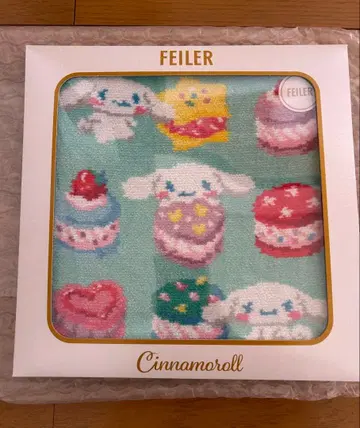 산리오 시나모롤 FEILER 페이러 슈니르 직조 핸드 타월