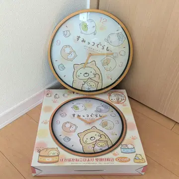 스미코구라시 포카포카비요리 벽걸이 시계