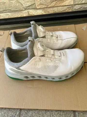 Ecco 골프화 BOA 다이얼 시스템 화이트 42