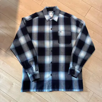 Caltop 칼탑 옴브레 체크 셔츠 USA제