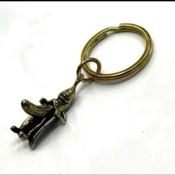 놋쇠 바나나 몬스터 키링 브라스 레트로 개성적인 바이커 레트로