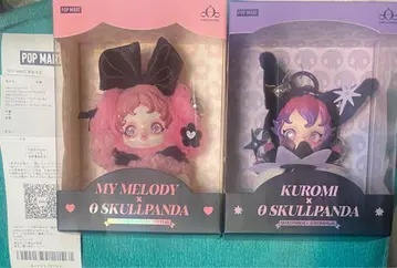 SKULLPANDA 스컬팬더 마이멜로디 쿠로미 봉제 인형 펜던트