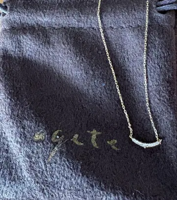 agete 아가트 목걸이 K10 다이아 0.05캐럿