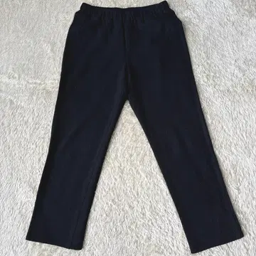 JURGEN LEHL 이지 팬츠 울 융모 허리밴딩 블랙 M