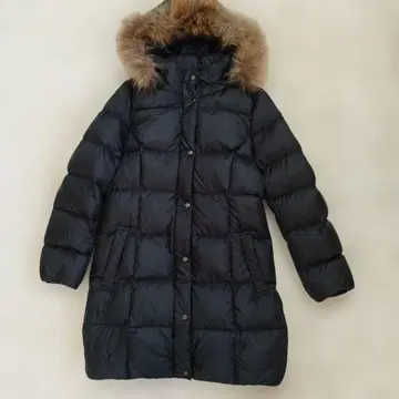 다운 코트 L 11AR 시마무라 블랙 퍼 새상품급 클리닝 완료