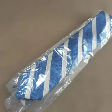 FAIRFAX 블루 화이트 스트라이프 넥타이