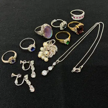 도금 액세서리 목걸이/귀찌/반지 등 묶음 판매 1