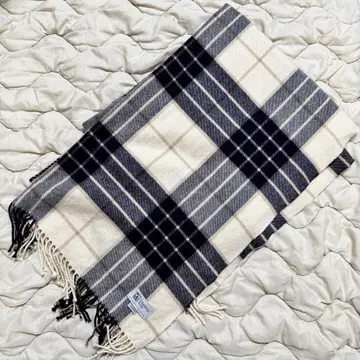 존스턴스 캐시미어 머플러 대형 녹모어