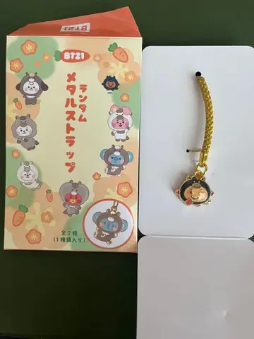 BT21 랜덤 메탈 스트랩 슈키