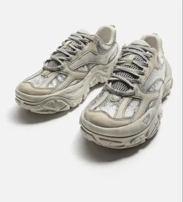 [ ZARA ] 청키 밑창 스니커즈 ( 멀티 컬러 ) 42