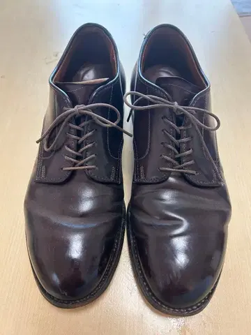 알든 버건디 레이스업 슈즈 7B