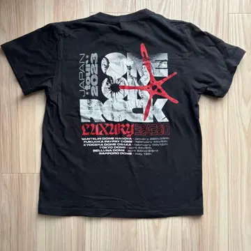 ONE OK ROCK 2023 라이브 투어 T셔츠 M 사이즈 블랙