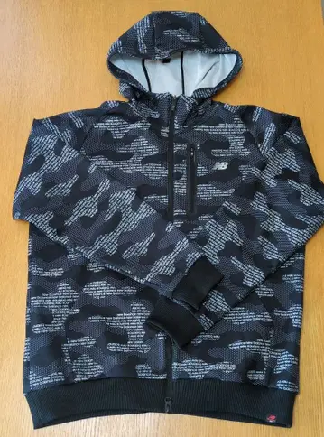 NEW BALANCE 골프 후드티 블랙