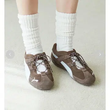 [ SNIDEL x PUMA ] 스피드캣 GO 스니커즈 브라운