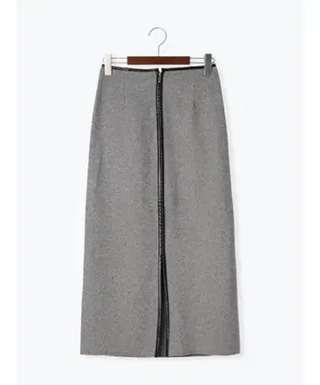 Techichi 멜톤 저지 지퍼 타이트 스커트