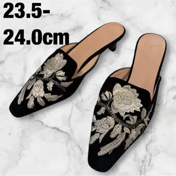 벨로아 자수 뮬 37