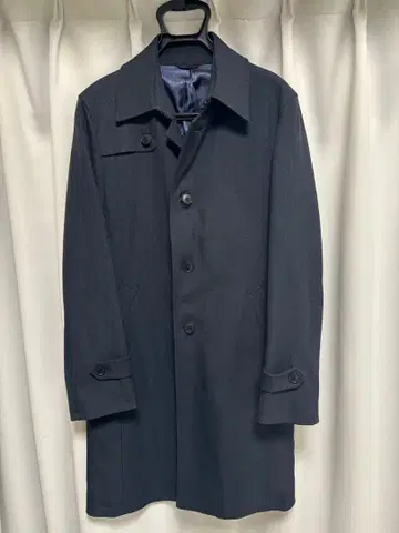 AOKI MAJI 스텐카라 코트 네이비 롱 코트 비즈니스 M 상당