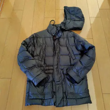 캠프7 블랙 다운 자켓 L 사이즈