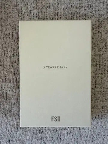 아라시 오노 사토시 freestyleII 5년 일기 다이어리 프리스타일