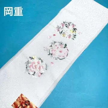 자수 장식용 깃 교토 오카쥬 꽃무늬 새상품 No.1022