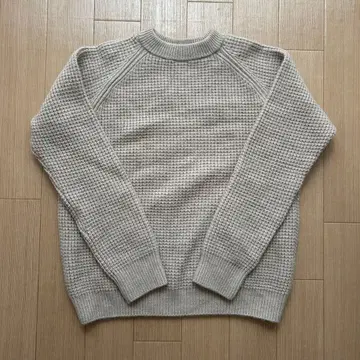 evam eva 에붐에바 울 캐시미어 풀오버 스웨터 베이지