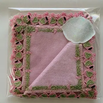 치카자와 레이스 새상품 벚꽃떡 사쿠라모찌 시즌 타월 손수건