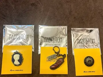 Mrs. GREEN APPLE 바벨탑 가챠 배지 3종 세트