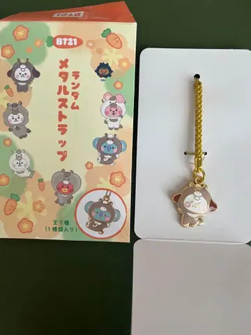 BT21 랜덤 메탈 스트랩 치미