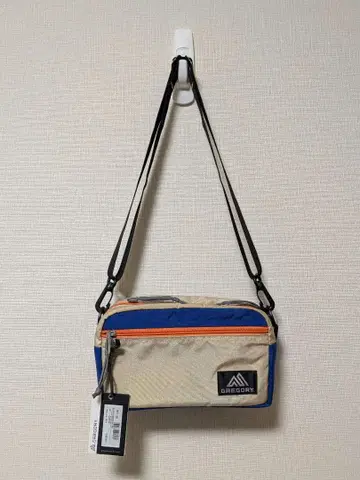 GREGORY 숄더백 베이지/블루