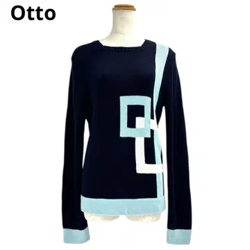 새상품급 오토 Otto 여성용 니트 풀오버 M 네이비