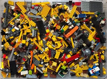 LEGO 블록 부품 다색 세트 옐로우 컬러 다수