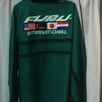 FUBU 국기 디자인 저지 그린