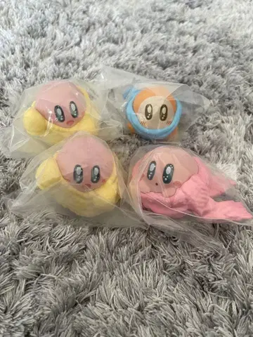 별의 커비 누쿠누쿠 피규어 4개 세트