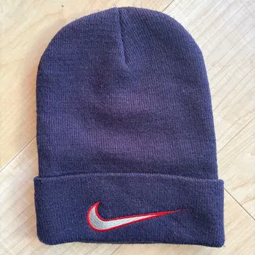 새상품급 Nike 니트 모자 네이비 Y2K