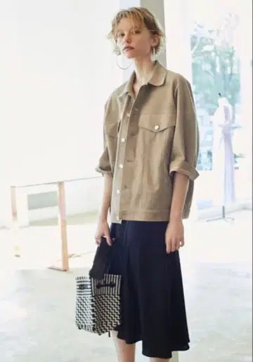 THIRD MAGAZINE 사드매거진 스웨이드 블루종