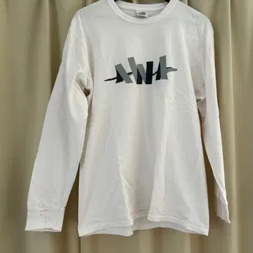 위므지 화이트 롱 T