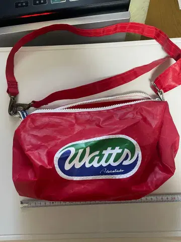 Watts 빨간색 숄더백