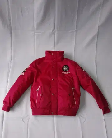 남성용 아우터 자켓 빨간색 점퍼 L 사이즈