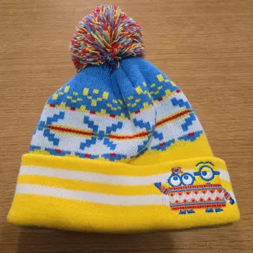 미니언 니트 모자