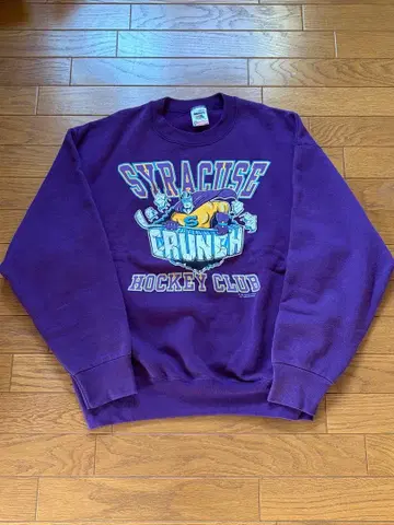 90s 프룻 오브 더 룸 맨투맨 퍼플