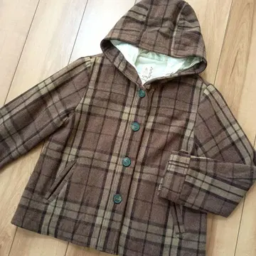 sm2 사만사 모스모스 귀여운 체크 무늬 숏코트