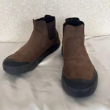 keen 엘레나 첼시 브라운 사이드 고어 부츠 스웨이드 25.5 방수