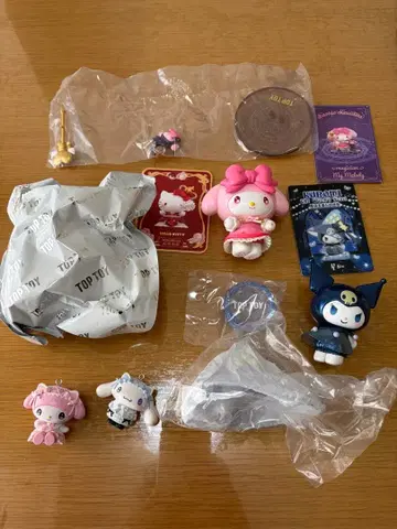 산리오 피규어 마스코트 참 세트