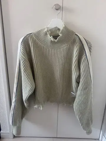 moussy 니트 사이드 라인